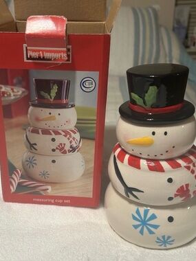 Pier 1 Snowman Measuring Cup Set
